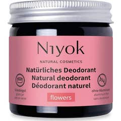 Niyok Flowers Déodorant antitranspirant 2-en-1 40 ml