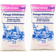 Annedelona Éco-Recharge 56 Soupes Au Chou Minceur Brûle Graisses 2x300g