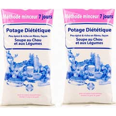 Annedelona Éco-Recharge 56 Soupes Au Chou Minceur Brûle Graisses 2x300g