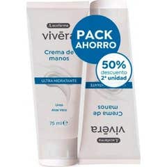 Acofarma Vivera Ultra crème hydratante pour les mains 2x75ml