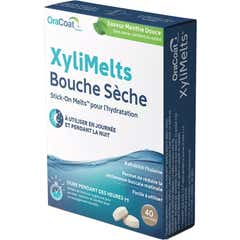 XyliMelts Bouche Sèche Menthe Douce Sans Sucre 40 Comprimés
