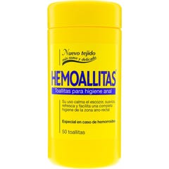 Hemoallitas hemorrhoid hygiene 50 Unités