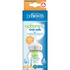 Dr Brown's Options Biberon Col Large 150 ml 1 Unité