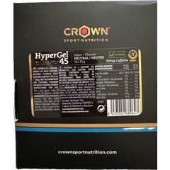 Crown Sport Nutrition HyperGel Saveur Neutre avec Caféine 10x75 g