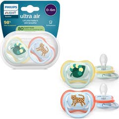 Philips Avent Sucettes Ultra Air 0 à 6 Mois 2uts