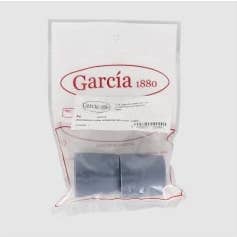 García 1880 Embouts pour tube Walker 22mm Gris 2uts