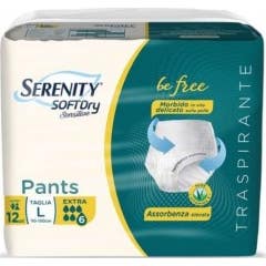 Serenity Sensitive Couches d'Incontigence L 12uts