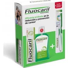 Pack Fluocaril : Dentifrice + Bain de bouche + Brosse à dents