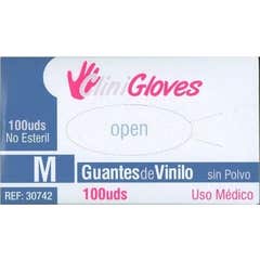 CliniGloves Gants en vinyle sans poudre Taille XL 100 Unités