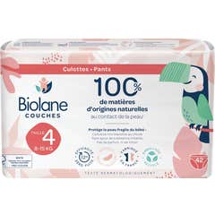 Biolane Couches Culottes Eco Taille 4 8-15kg 42 Unités