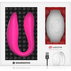 Wearwatch Vibromasseur Dual Technology Watchme Fuchsia Blanc 1 Unité