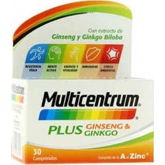 Multicentrum Plusginseng Yginkgo 30 Comprimés
