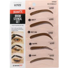 Red By Kiss Dramatic Brow Stencil Set