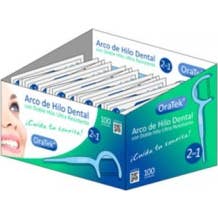 Oratek Arco Hilo Hilo Dental Doble Hilo 100 Unidades Unidades Individuales