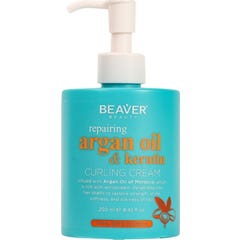 Beaver Argan Oil & Keratin Crème Boucles 250 ml