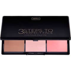 Wibo 3 Steps To Perfect Face Contour Powder Palette Light 10g
