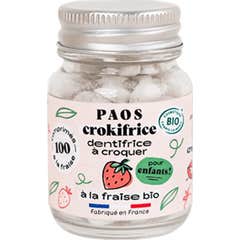 Paos Dentifrice à Croquer Bio Fraise 100comp