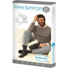 Gloria Med Man 15 Chaussette Taille 2 Anthracite 1 Paire