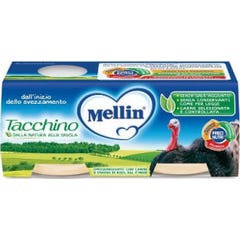 Mellin Omog Dinde 2X80G