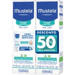 Mustela Bebé Pack Stelatopia Creme Emoliente Rosto 2x40ml