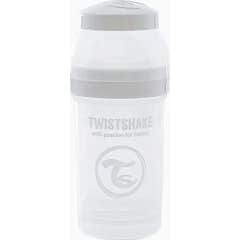 Twistshake Biberon Anticolico 180ml Blanc