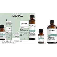 Lierac Coffret Protocole Anti-Imperfections Le Peeling 100ml + Acide Salicylique Pur Le Stop-Boutons 15ml