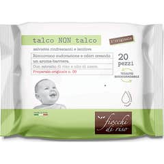 Fiocchi di Riso Talc Sans Talc Lingettes 20uts