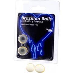 Diverty Sex Taloka Brazilian Balls Exciting Gel Cold Effect & Vibration 2uds