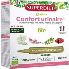 Super Diet Quatuor Confort Urinaire Bio 20 Ampoules