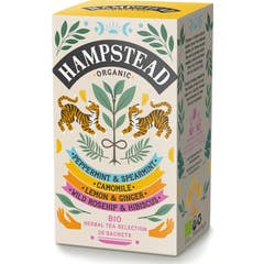 Hampstead Tea Pack Herbal Selection Bio 20 Unités