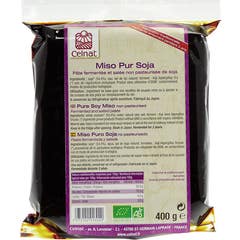 Celnat Hatcho Miso Soya Non Pasteurisé Bio 400g