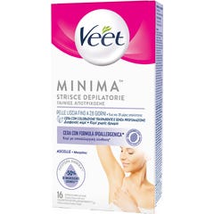 Veet Bandes Hypoallergéniques Aisselles 16uts