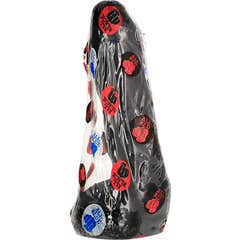 Pénis anal réaliste tout noir 20cm 1pc