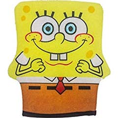 Nickelodeon Bob Éponge Gant Toilette 1 Unité