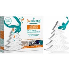 Puressentiel Diffusion Diffuseur Céramique Galet Sapin