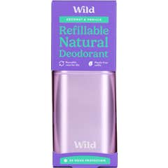 Wild Déodorant Naturel Boîtier + Recharge Noix de Coco Et Vanille 40g