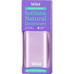 Wild Déodorant Naturel Boîtier + Recharge Noix de Coco Et Vanille 40g