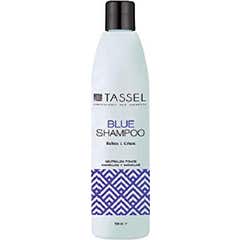 Eurostil Tassel Blue Shampoo pour cheveux blonds ou blancs 500ml