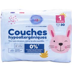Pharmababy Couches Taille 1 2-5Kg 30uts