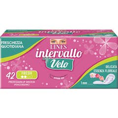 Lines Intervallo Velo Protège-slip Regular Fresh 42uts