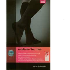 Mediven For Men Bas Jarret Classe 1 Noir Taille 5 1 Paire