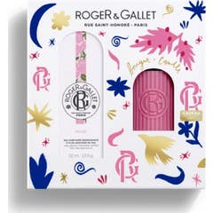 Roger & Gallet Coffret Rose Eau Parfumée 100ml + Bougie 75g