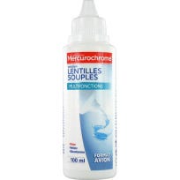 Mercurochrome Solution Multifonctions Lentilles Souples Pocket 100ml