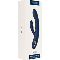 Svakom Aylin Powerful Vibrator With Pulsating Tip Dark Blue 1ut