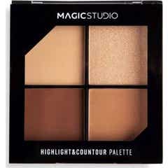 Magic Studio Highlight & Countour Palette 28g