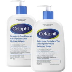 Gel Nettoyant Visage Cetaphil 2x473 ml