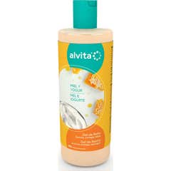 Alvita gel de bain miel et yaourt 750ml