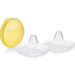 Medela Bt Sein Contact Silic Transp Lge B 2uds