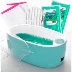 Boston Tech ParaffinLux Bain de Paraffine pour Mains 5L Avec Cire Verte