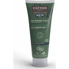 Cattier Men Gel Douche 3 en 1 200ml